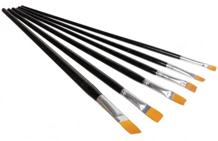 Artino Malerpensler/Kunstnerpenselsæt Flade Syntetisk Ass. størrelser